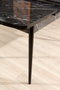 Hanah Home Mesa de Comedor Extensible Bendir - Negro y Blanco